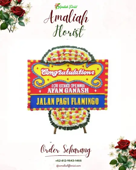 Sewa Papan Bunga Prai Meke